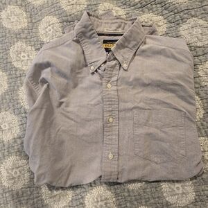 Rugby Ralph Lauren OCBD Distressed Grey Size Large